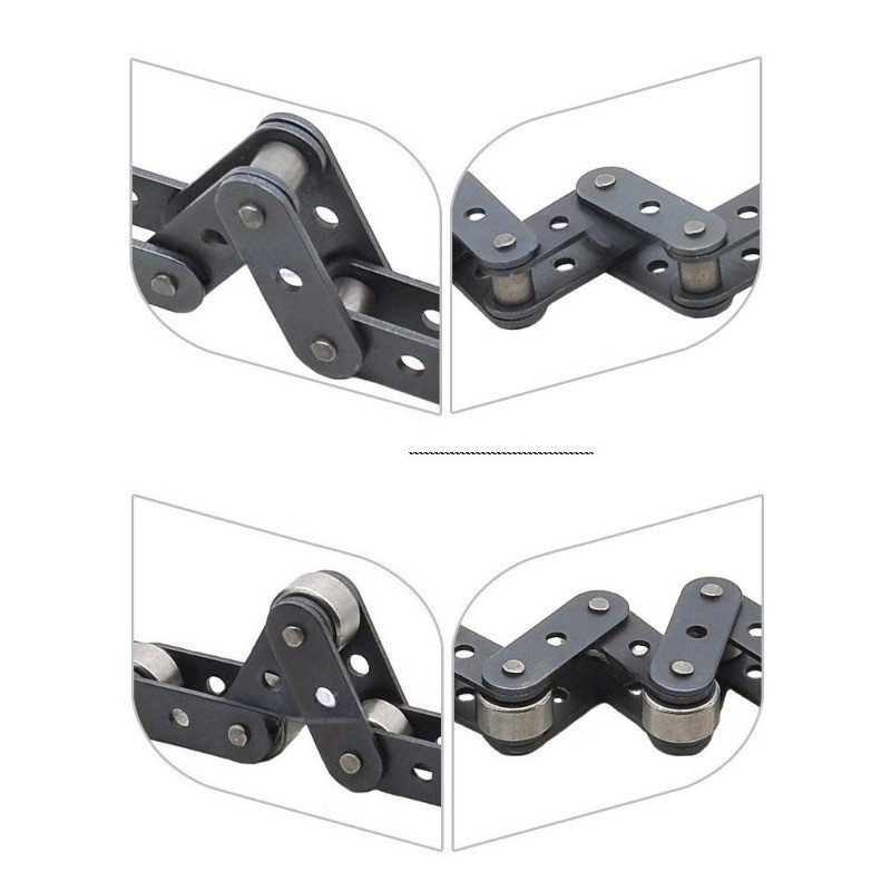 C2040C2042C2050C2060 Conveyor Double Pitch Roller Chain Straight Plate Meum Hole Conveyor Chain 1524
