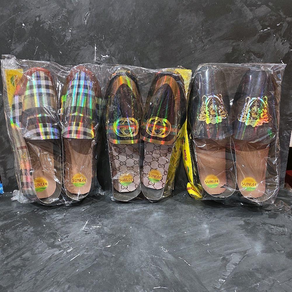 Sepatu Kertas Pria Sembahyang Qing Ming Leluhur Bahan Bagus Hologram