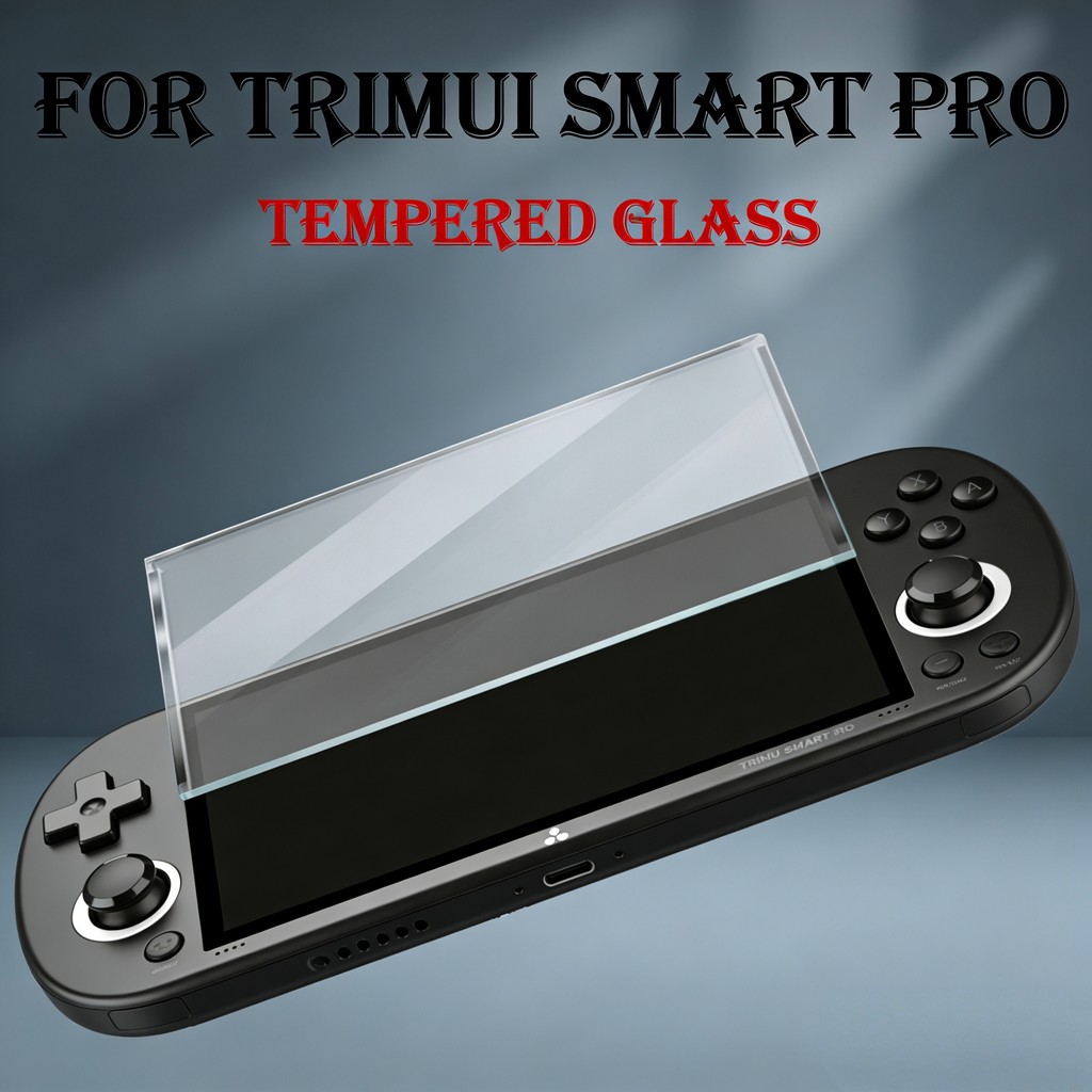 Tempered Glass Screen Protectors for Trimui Smart Pro Game Console Hardness Protective Films for Tri