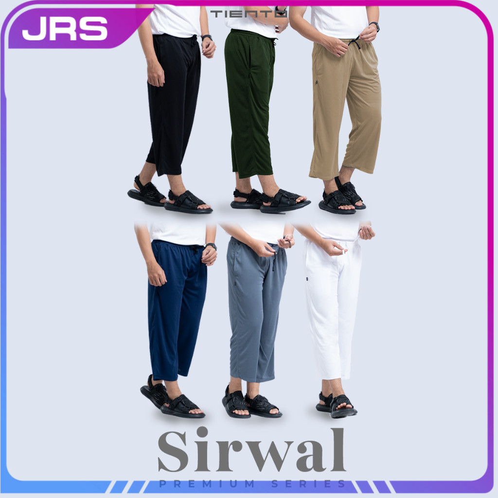 Tiento Celana Cingkrang Pria Muslim Sirwal Kulot Pria Dewasa Panjang Penuh Kasual Casual Ramadhan Le