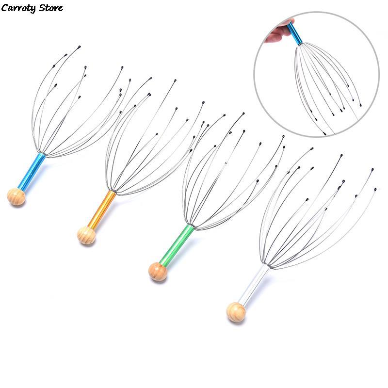 1Pc Stress Relax Massage Massager Hoofd Hals Scalp Equipment Effectieve Verliten Vermoeidheid Hoge K