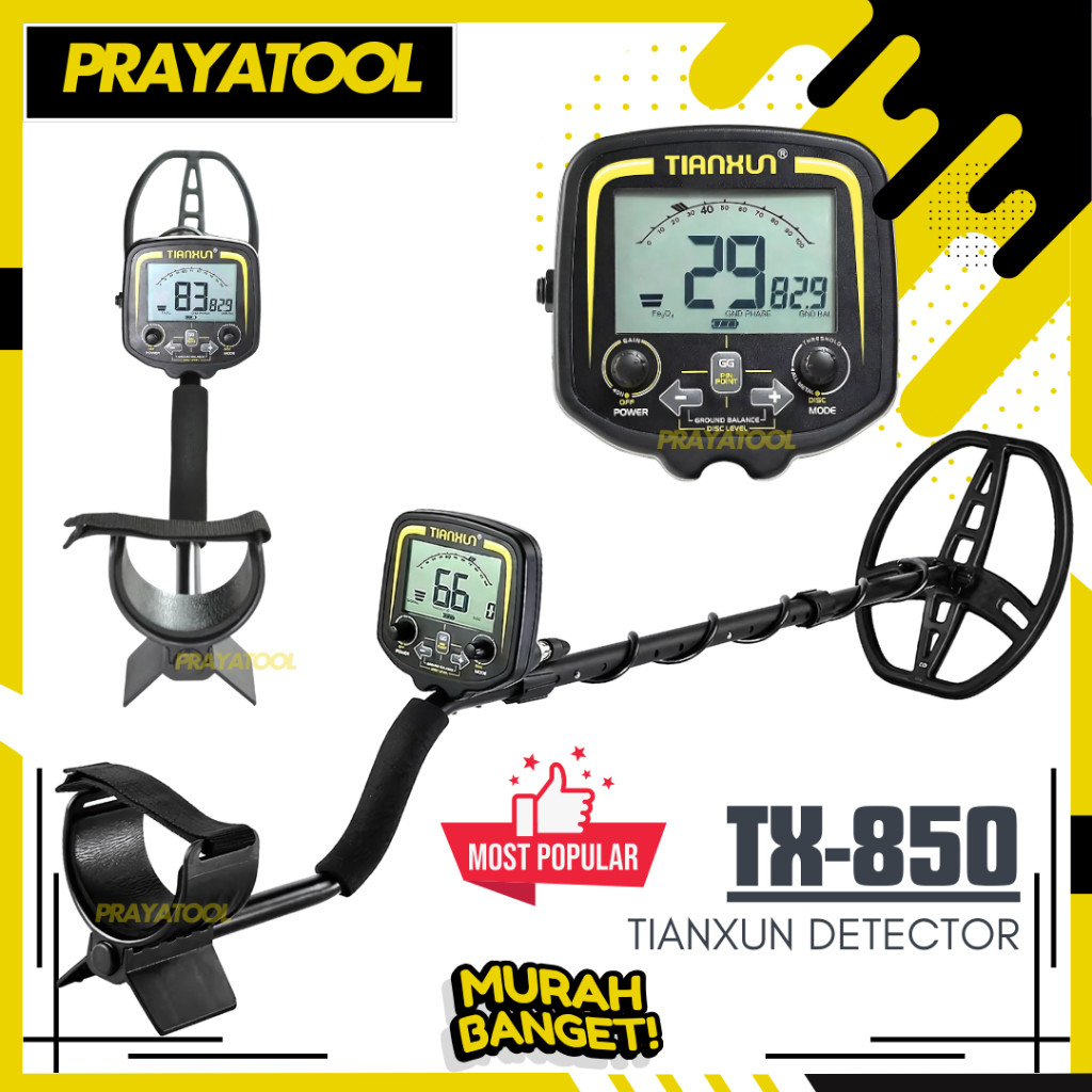 METAL DETECTOR  TX850 ORIGINAL TIANXUN METAL DETECTOR TX850 UNDERGROUND ALAT PENCARI EMAS TX-850 LOG