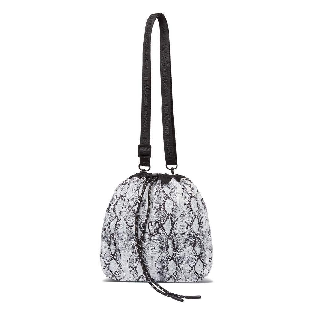 LIFEWORK - Reversible Ladok Pattern Bucket Bag - Tas Aksesori Bermotif Putih Unisex