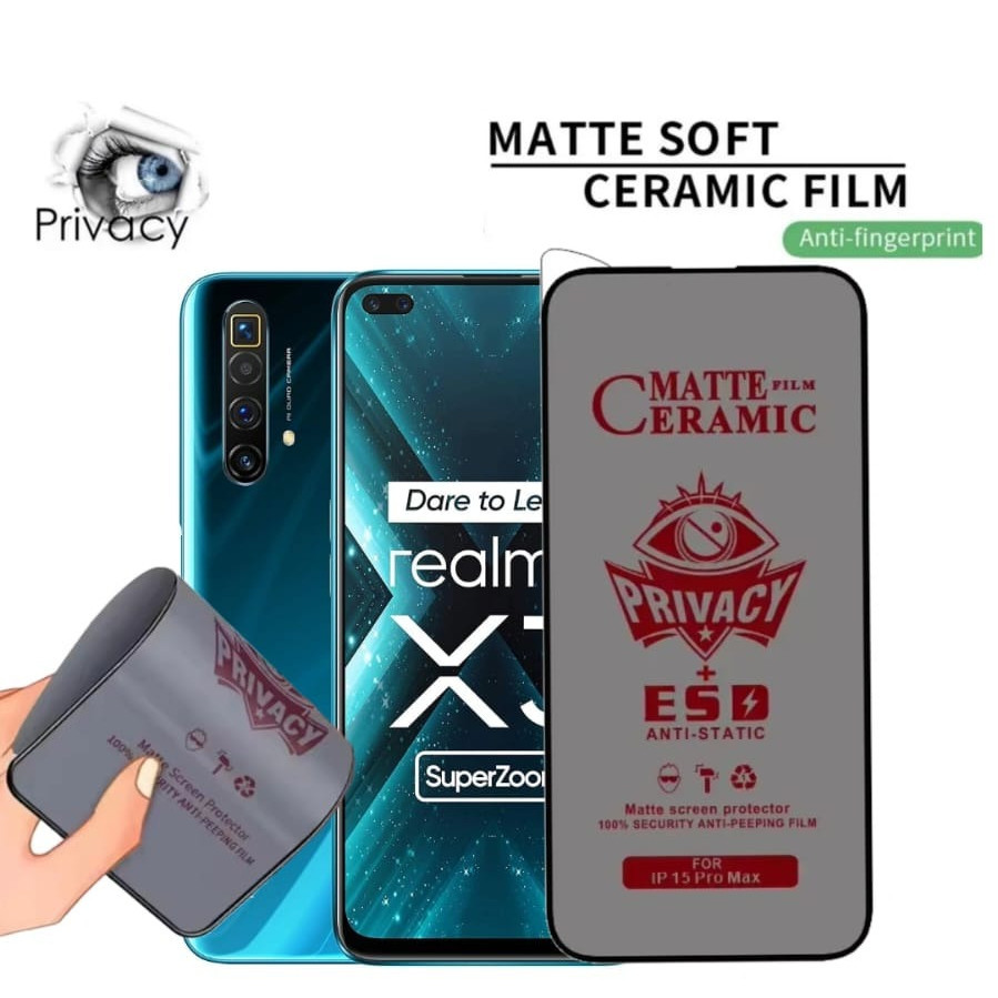 REALME X3 SUPERZOOM Ceramic Matte Anti Spy No Tempered Glass