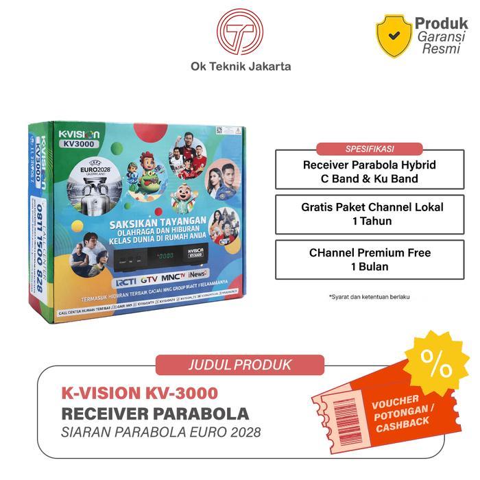 K-VISION - Receiver Parabola Kvision Bromo C2000 HD/ Receiver K Vision KV 3000 Hybrid - Kvision KV 3