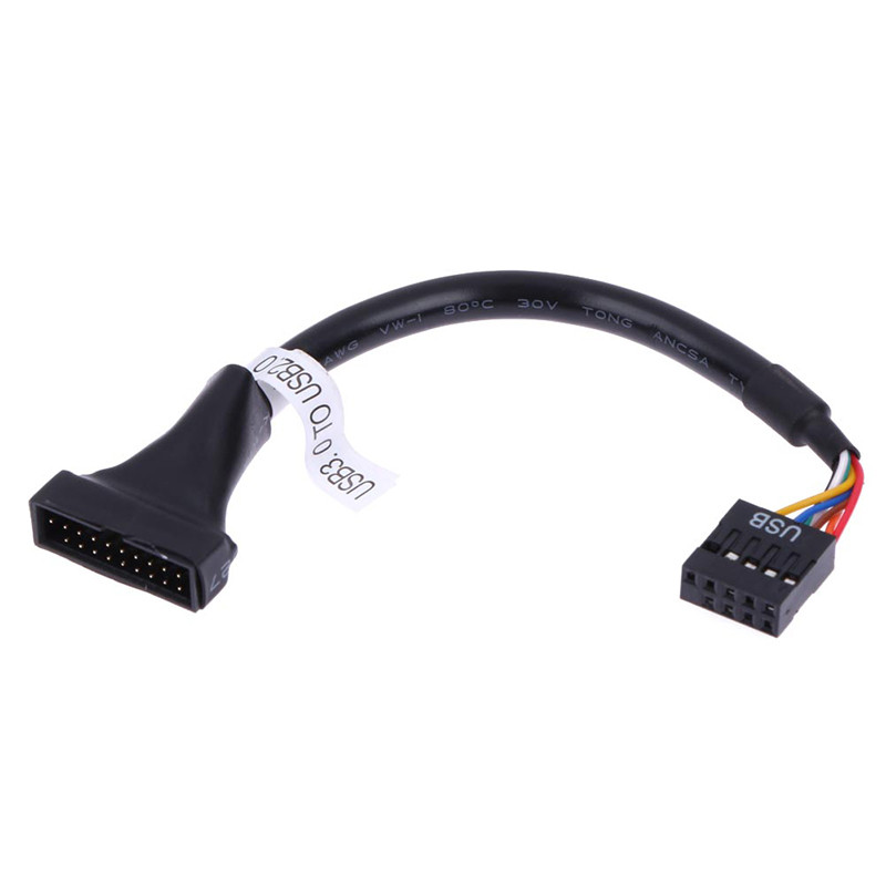 NEW USB 3.0 to 2.0 Cable Converter USB Motherboard Header Mainboard USB3.0 20Pin to USB2.0 9Pin Conn
