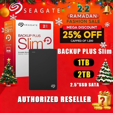 Seagate Harddisk Eksternal 1TB 2TB Hard Drive External 2.5" One Touch HDD Hard Drive External