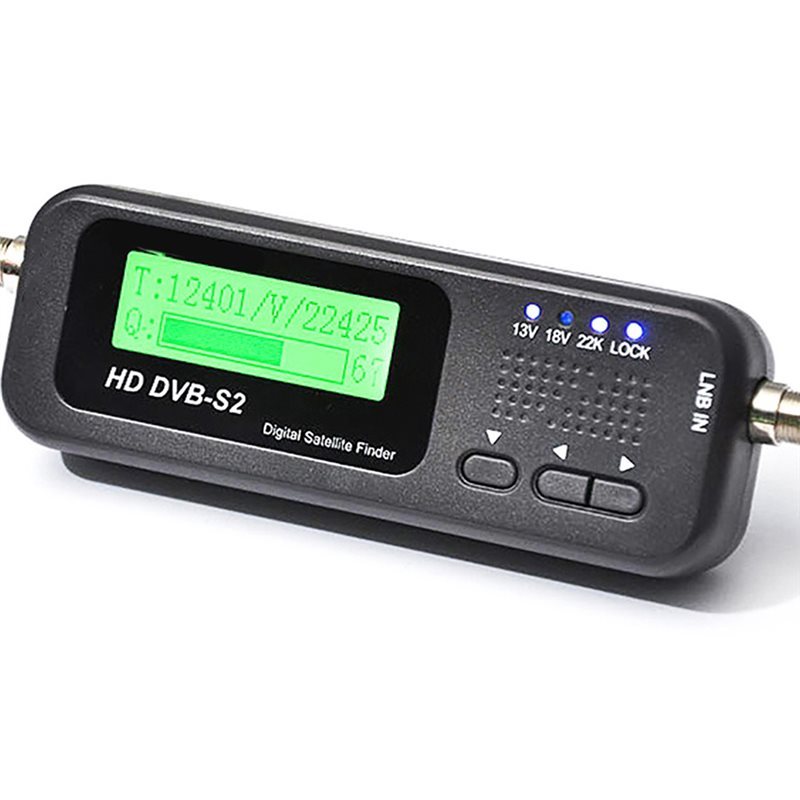 A12E-Signal Finder Portable Satelite Finder Meters Free Sat Programs Star Finder/Scanner DVB-S HD
