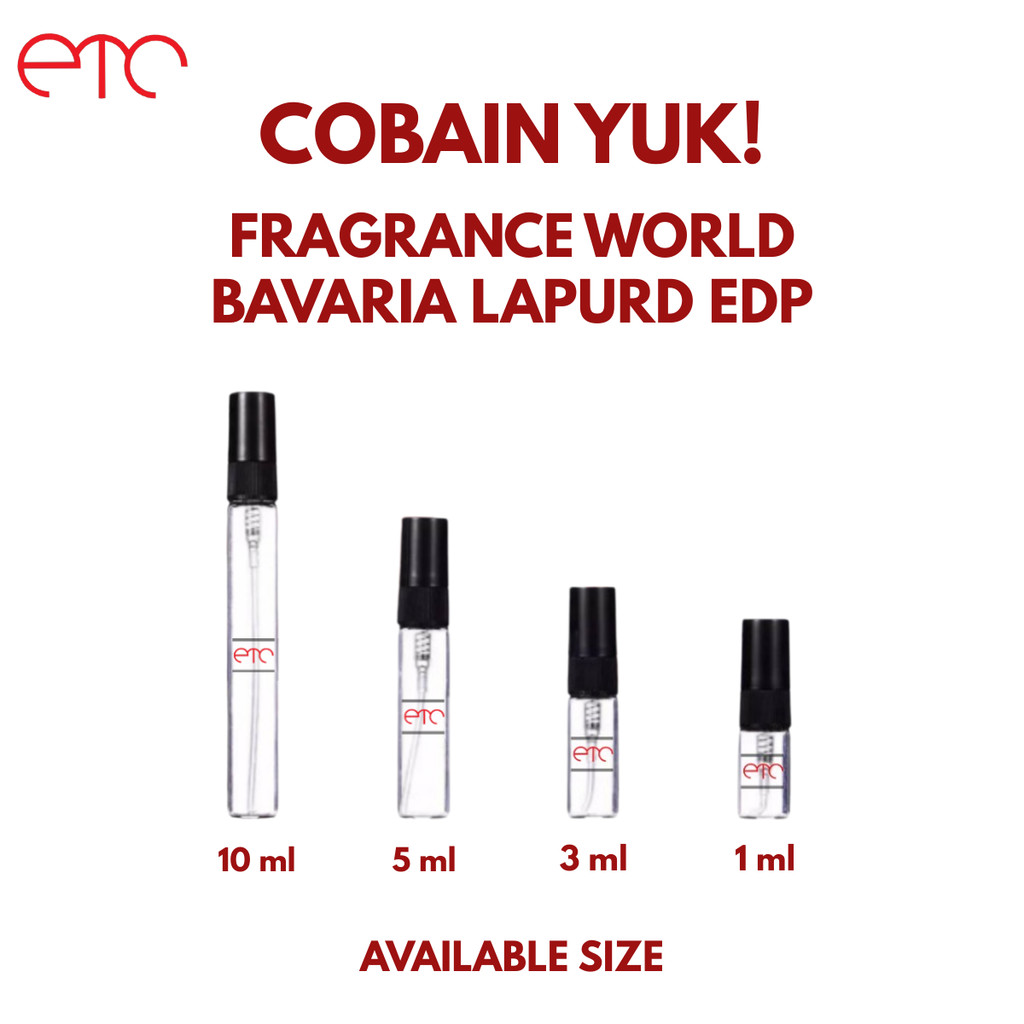 DECANT Parfum Fragrance World Bavaria Lapurd EDP for Men