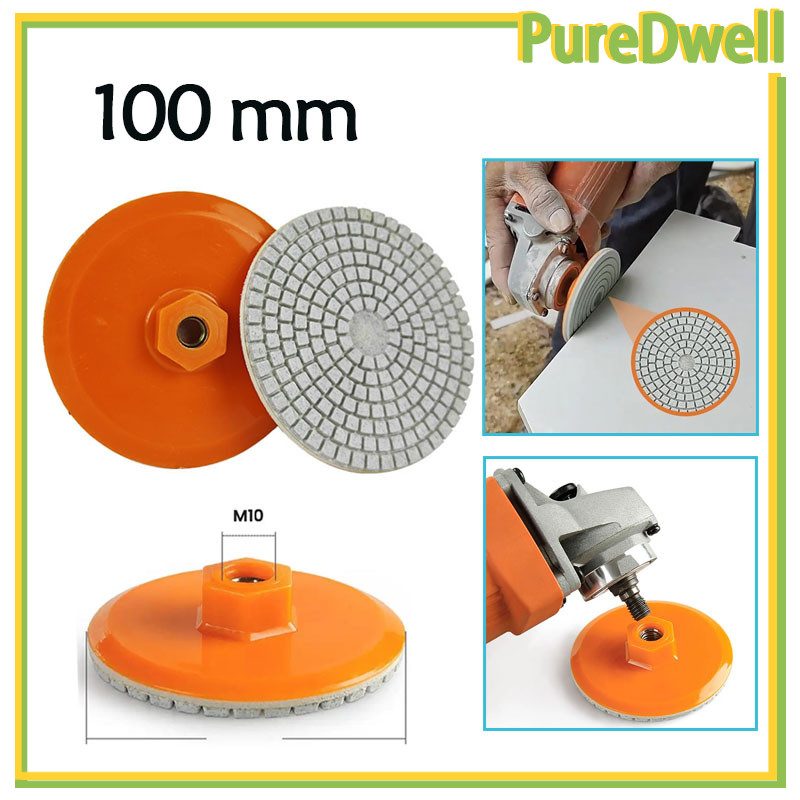 diamond polishing pad mata gerinda poles basah & kering untuk granit marmer keramik. penghalus pingg