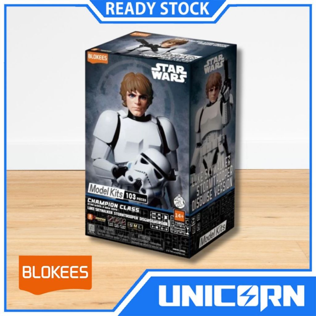 Blokees Stormtrooper Luke Skywalker Star Wars Model Kit Global Version