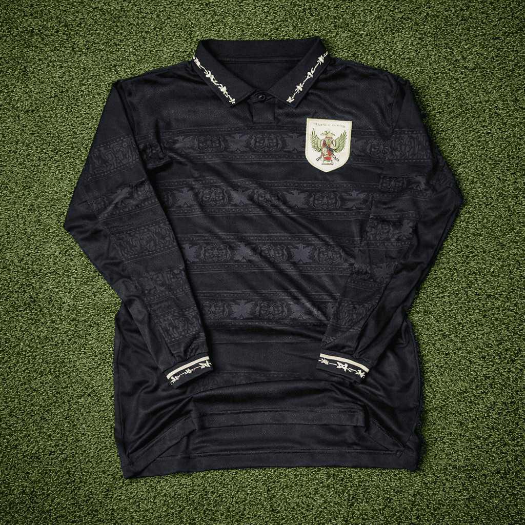 [FANS ISSUE LENGAN PANJANG] JERSEY BOLA TIMNAS INDONESIA KIPER GK HITAM 2025 NEW