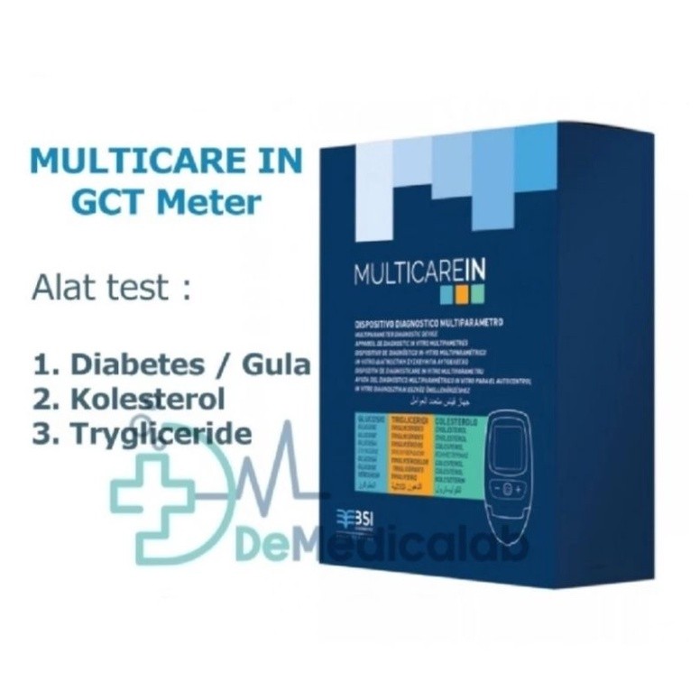 Alat Multicare In GCT Test TG Trigliserida Glucose Cholesterol
