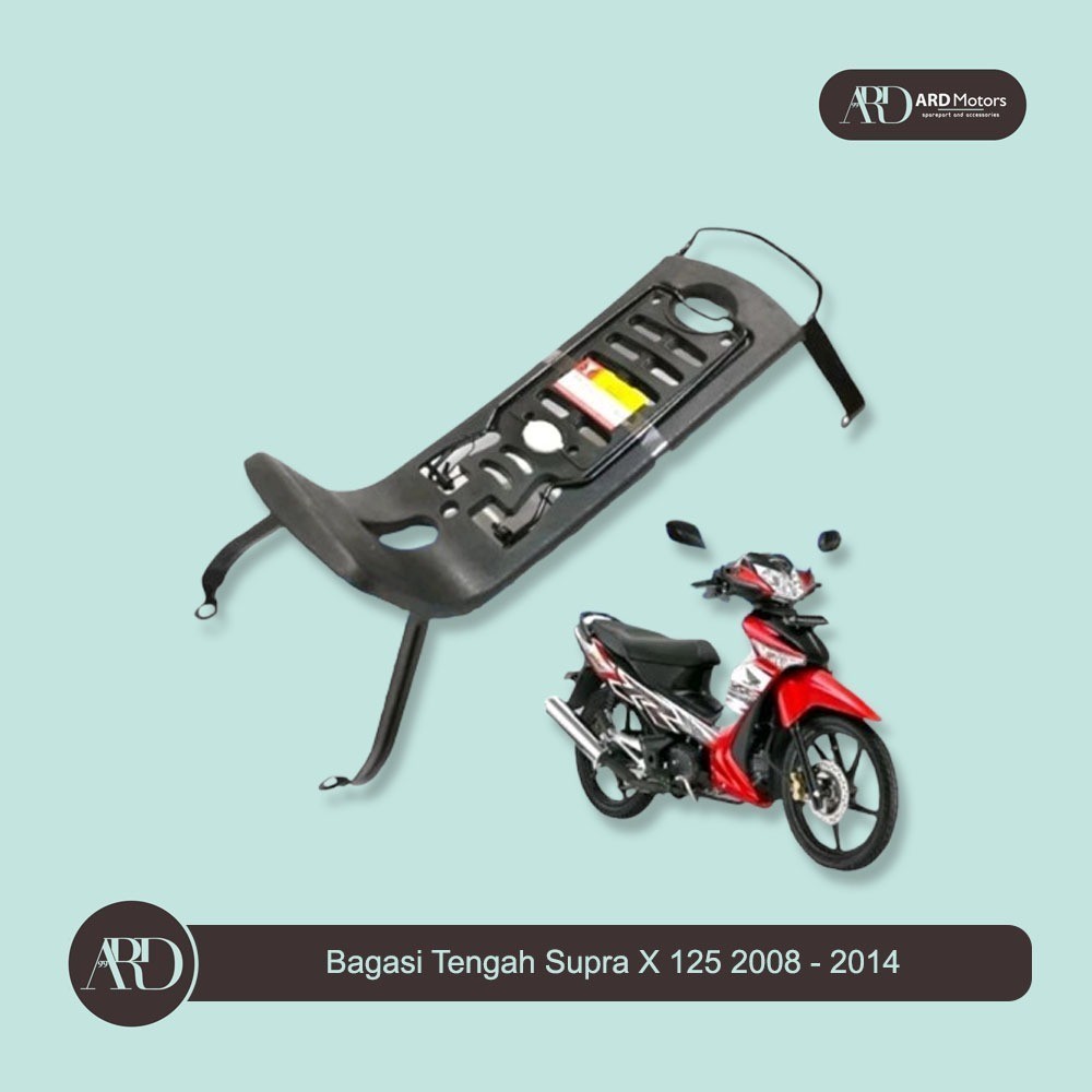 Bagasi Tengah Supra X 125 2008-20014 Dudukan Tengah Supra X 125 2008-20014 Jepitan Barang Tengah Sup