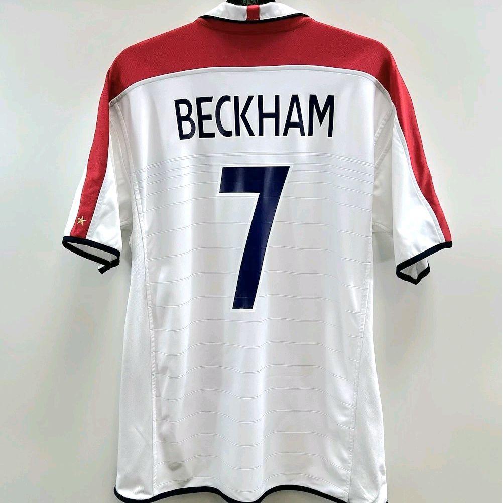 JERSEY BAJU BOLA RETRO INGGRIS HOME 2004 VINTAGE GRADE ORI