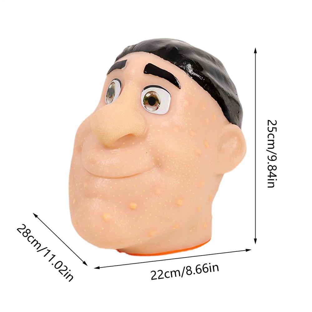 Realistic Pimple Popping Fidget Toy Face Silicone Toy Sensory Activities Funny Realistic Silicone Fa