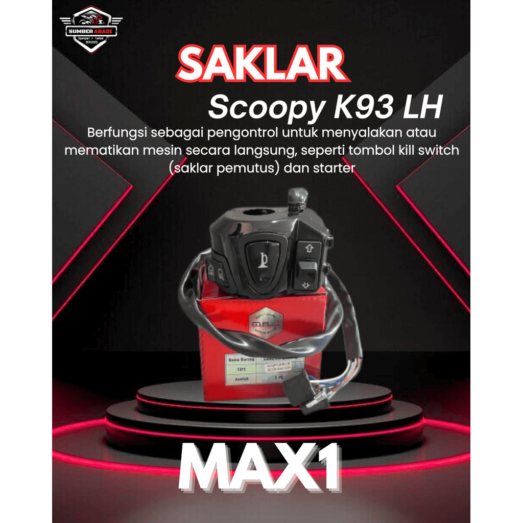 Max1 Saklar Scoopy K93 LH