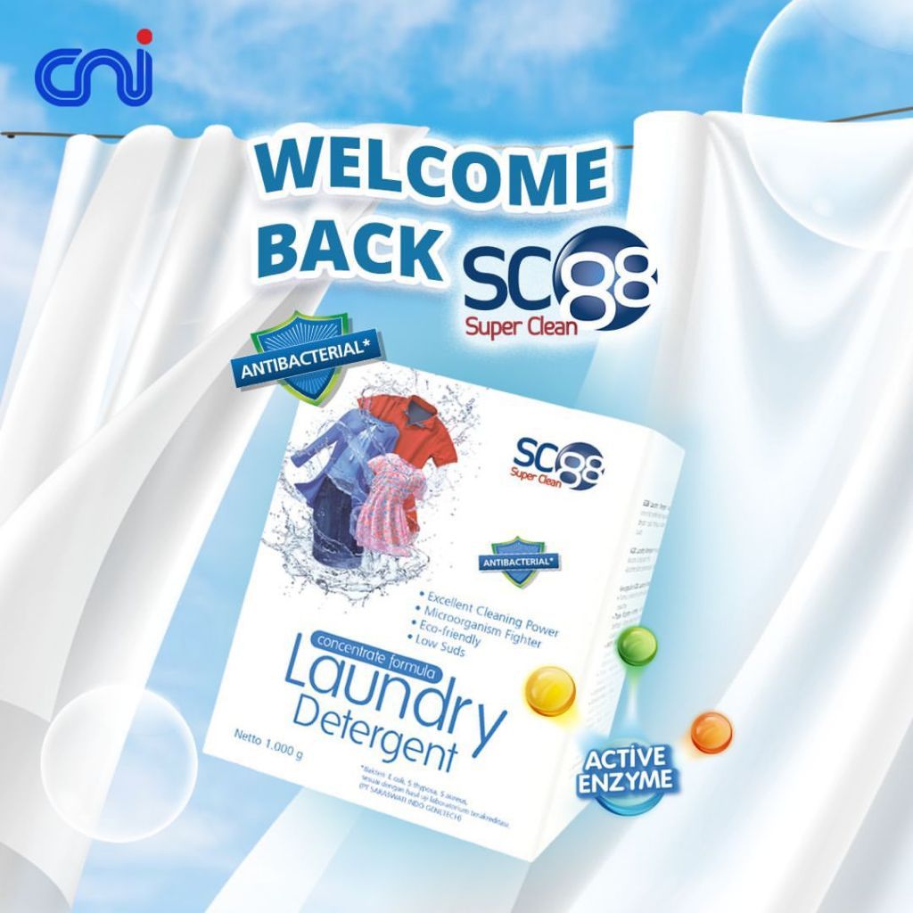 SC88 Laundry Compound (Detergent) - Deterjen ramah lingkungan, ampuh hilangkan noda membandel CNI St