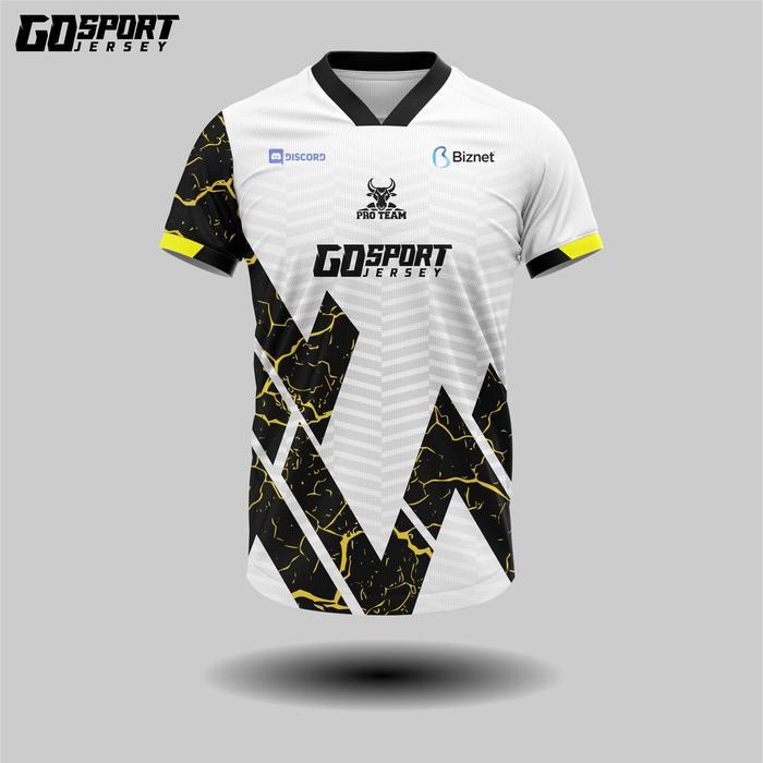 Kaos Jersey Gaming Custom eSport PUBG AOV ML FF Printing Free Desain - XS