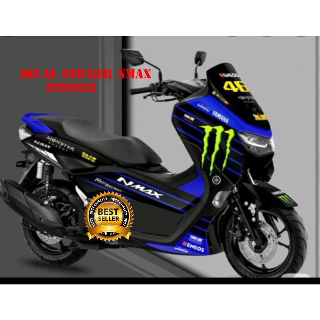 Stiker Vareasi fulbody decal nmax 2020/2021 monster energi costum yamaha nmax 155 Best seller