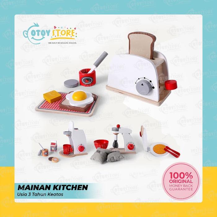 Mainan Kayu Pretend Play Masak Masakan / Wooden Kitchen Toys