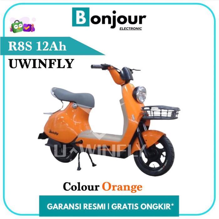 Selis Uwinfly R8 Sepeda Listrik Uwinfly R8S 500W/12Ah - ORANGE[RESMII]