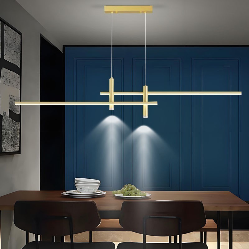 LED Nusantara Ampu Gantung Ruang Makan Aesthetic Lampu Gantung Plafon Minimalis Lampu Hias Gantung D