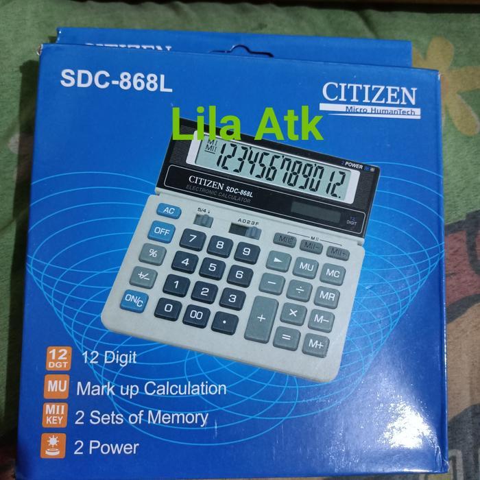 Kalkulator Citizen Sdc 868l