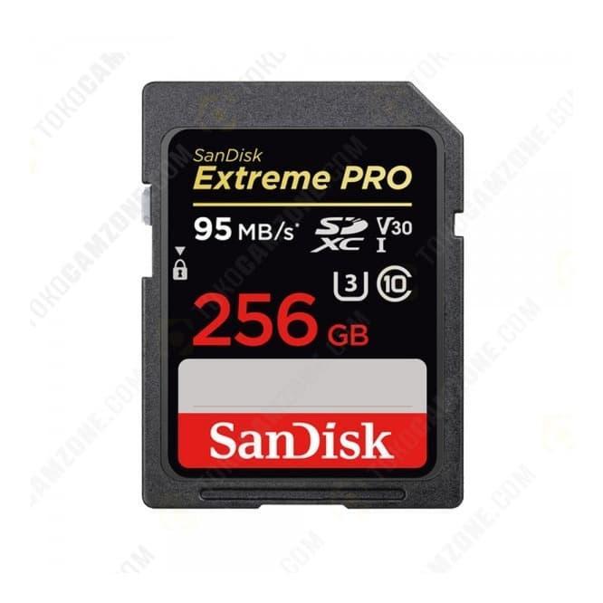 SANDISK EXTREME PRO SDXC / SD CARD 256GB 95MBPS - GARANSI RESMI