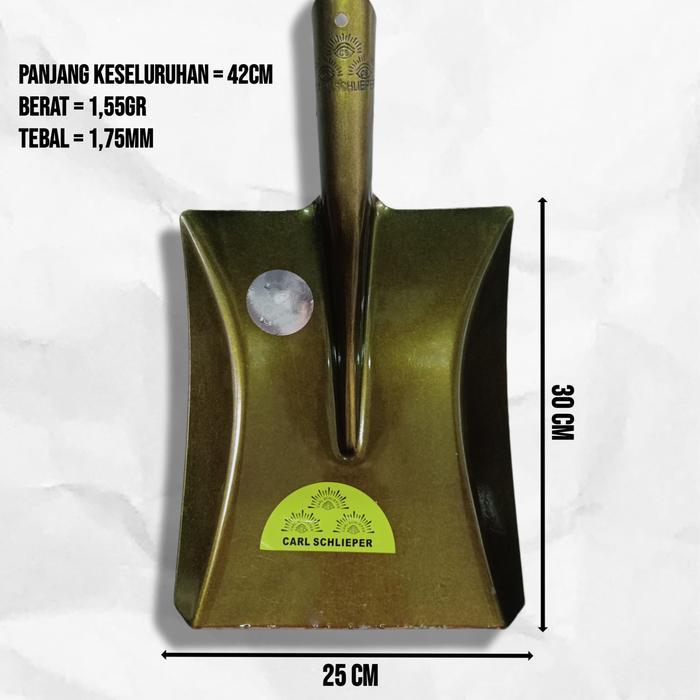 KEPALA SEKOP/SKROP LANCIP PAPAK SPADAN SEPADAN SPARDAN MATA CARL SCHLIEPER - PAPAK
