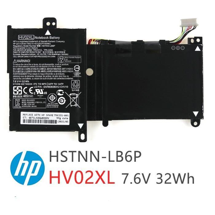 BATTERY BATRE Baterai HP PAVILION X360-11F 11-F 11-K HV02XL Original HSTNN-LB6P HP, HV03048XL-PR HP,
