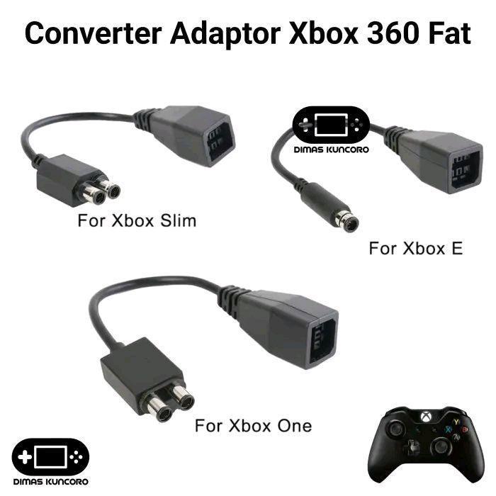 Converter Adaptor Xbox 360 FAT adapter convertor sambungan xbox 360 one e slim fat - Xbox 360 Slim