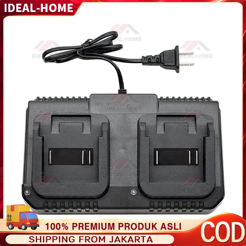 Charger Makita Lithium Bor 21V Charger Adaptor Casan Cas Baterai Cordless Nagawa Bor Impact Wrench K