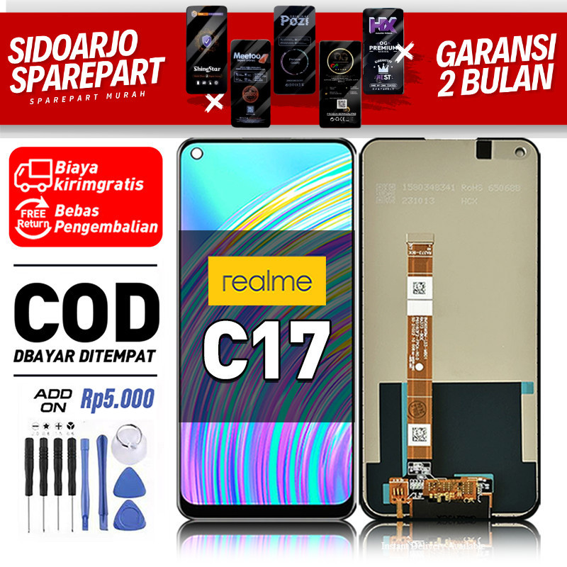 LCD REALME C17 Touchscreen Fullset-Original Compatible For Glass Touch Screen Digitizer ori-asli COD