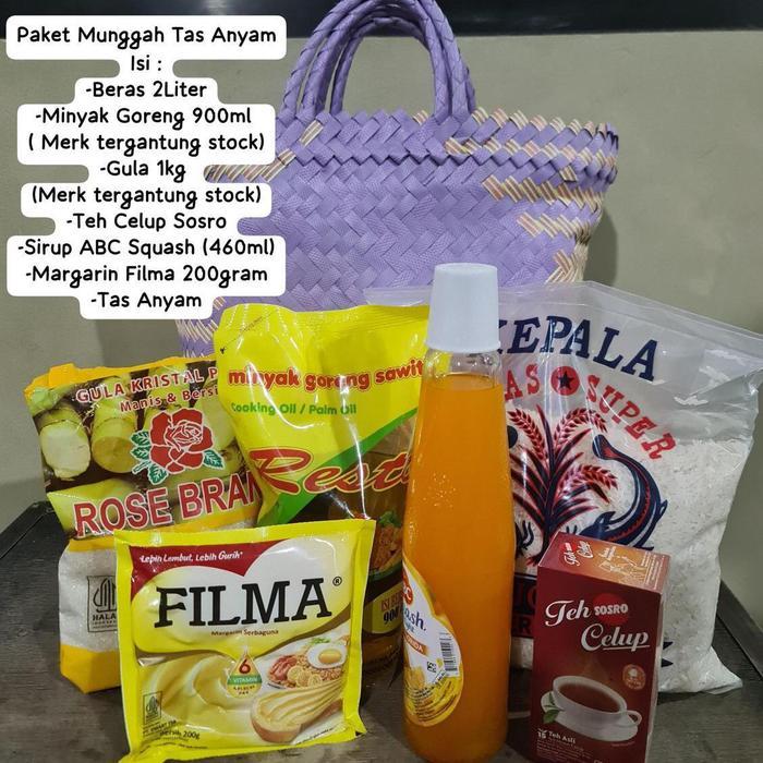 PAKET MUNGGAHAN MURAH PAKET SEMBAKO MURAH - TAS ANYAM