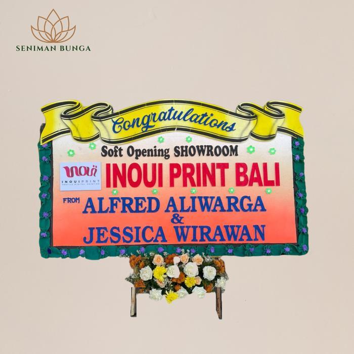Promo papan ucapan styrofoam/ florist bali/ papan bunga bali - silverOri