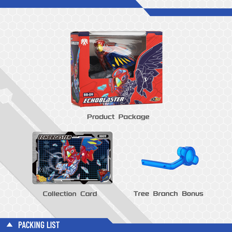 52TOYS Beastbox ECHOBLASTER Deformation Toys Action Figure, Collectible Converting Toys