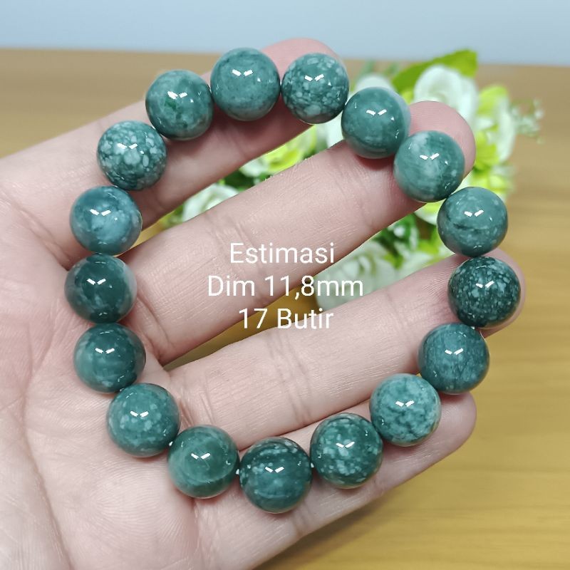 Gelang Giok Asli Sertifikat Type A Jade