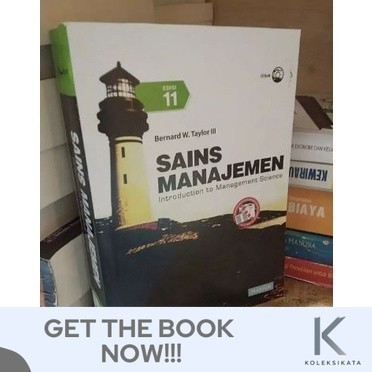 Buku SAINS MANAJEMEN Edisi 11 - Bernard W. Taylor