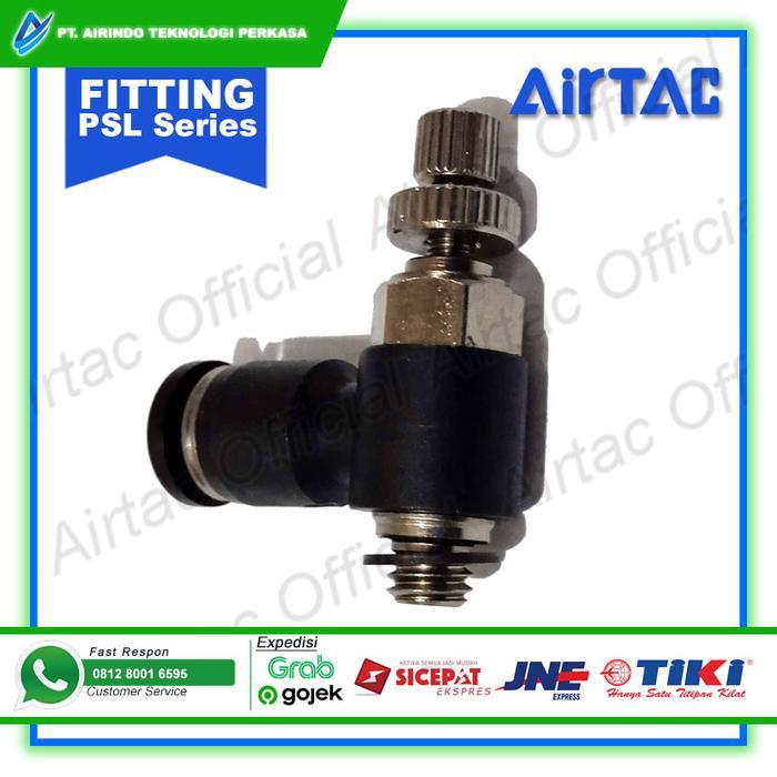 Fitting Airtac PSL603AD (Hitam)