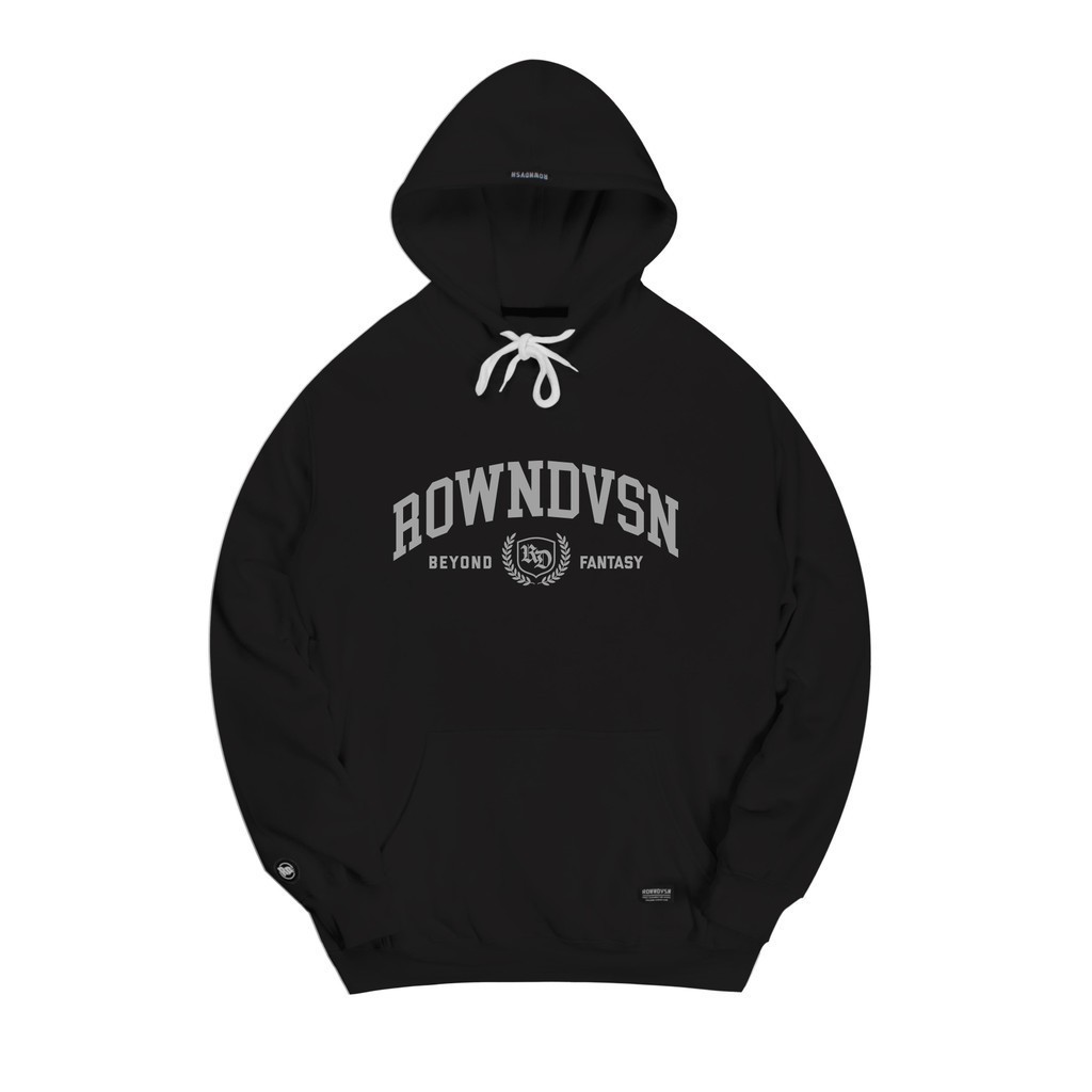 CortisSoo Rown Division Official Pullover Hoodie - Rowndvsn Hoodie Milestone Black