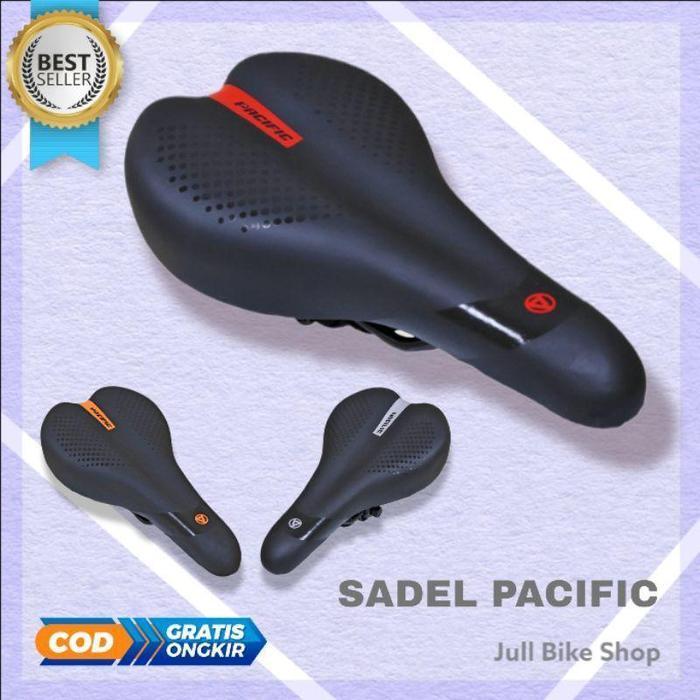 Sadel pacific empuk bukan gel sepeda mtb fixie lipat jok tempat duduk - Sadel pacific