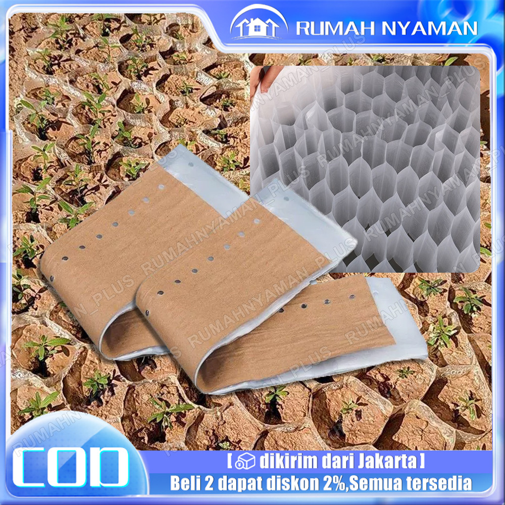 7*11cm Kantong Bibit 350 Lubang Kantong Pembibitan Benih Sarang Lebah Heksagonal Tumbuhkan Gelas Nut