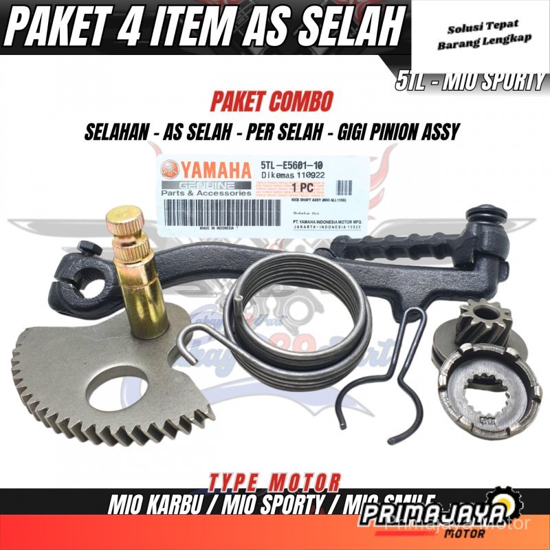 1 SET KOMPLIT 5TL MIO ENGKOLAN + AS SELAH + GIGI PINION + PER SELAH / 5TL SATU PAKET SELAHAN MIO SPO