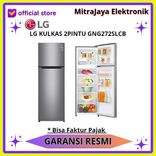 LG GNG272SLCB KULKAS 2 PINTU SMART INVERTER 272Liter GN-G272SLCB