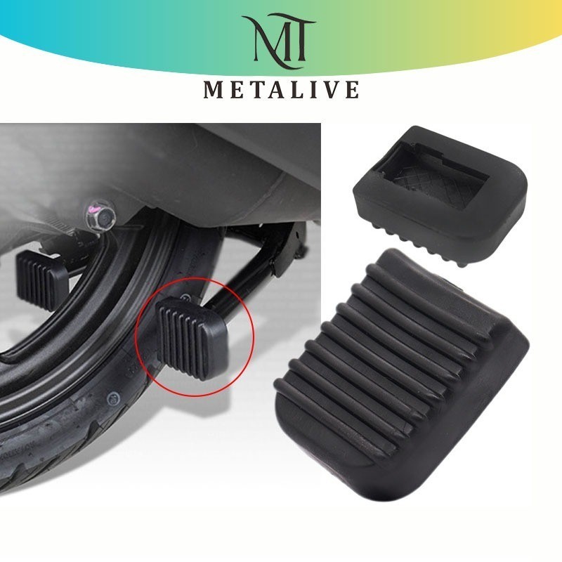 METALIVE Cover Standar Samping Karet Sepatu Motor Universal ANTI-SLIP