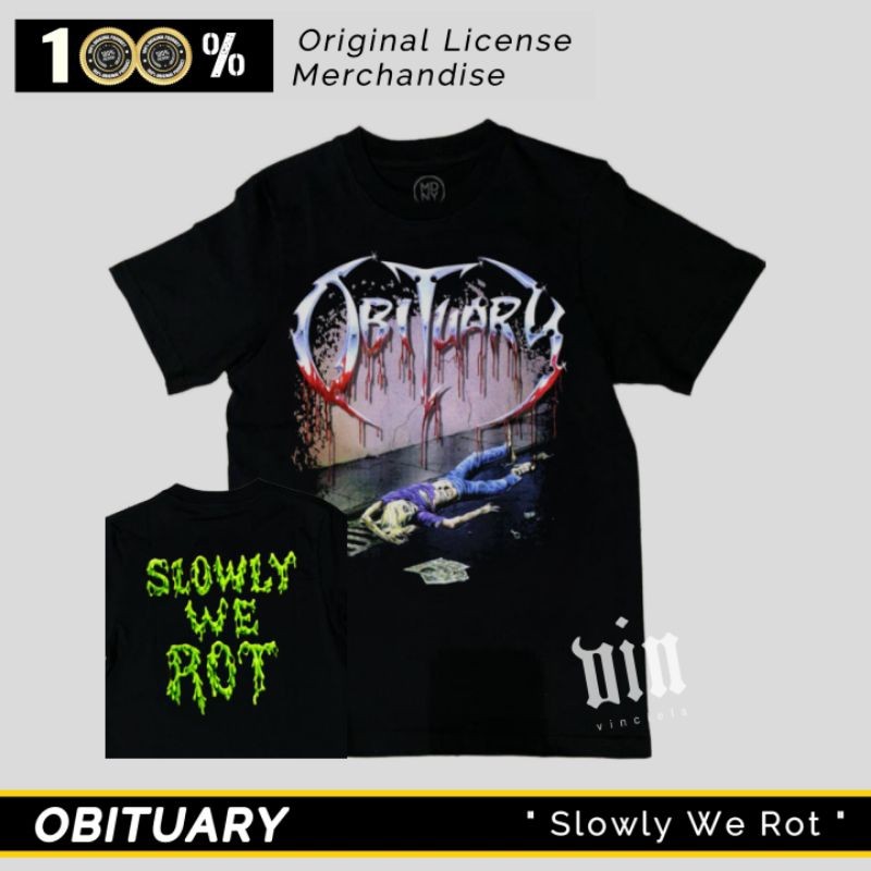 (COD) Obituary - Slowly We Rot Kaos Katun S-2XL