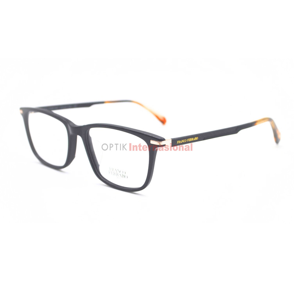FRANCO FERRARO ITALY FF214 Frame Oval Kacamata Branded Italy Unisex Original