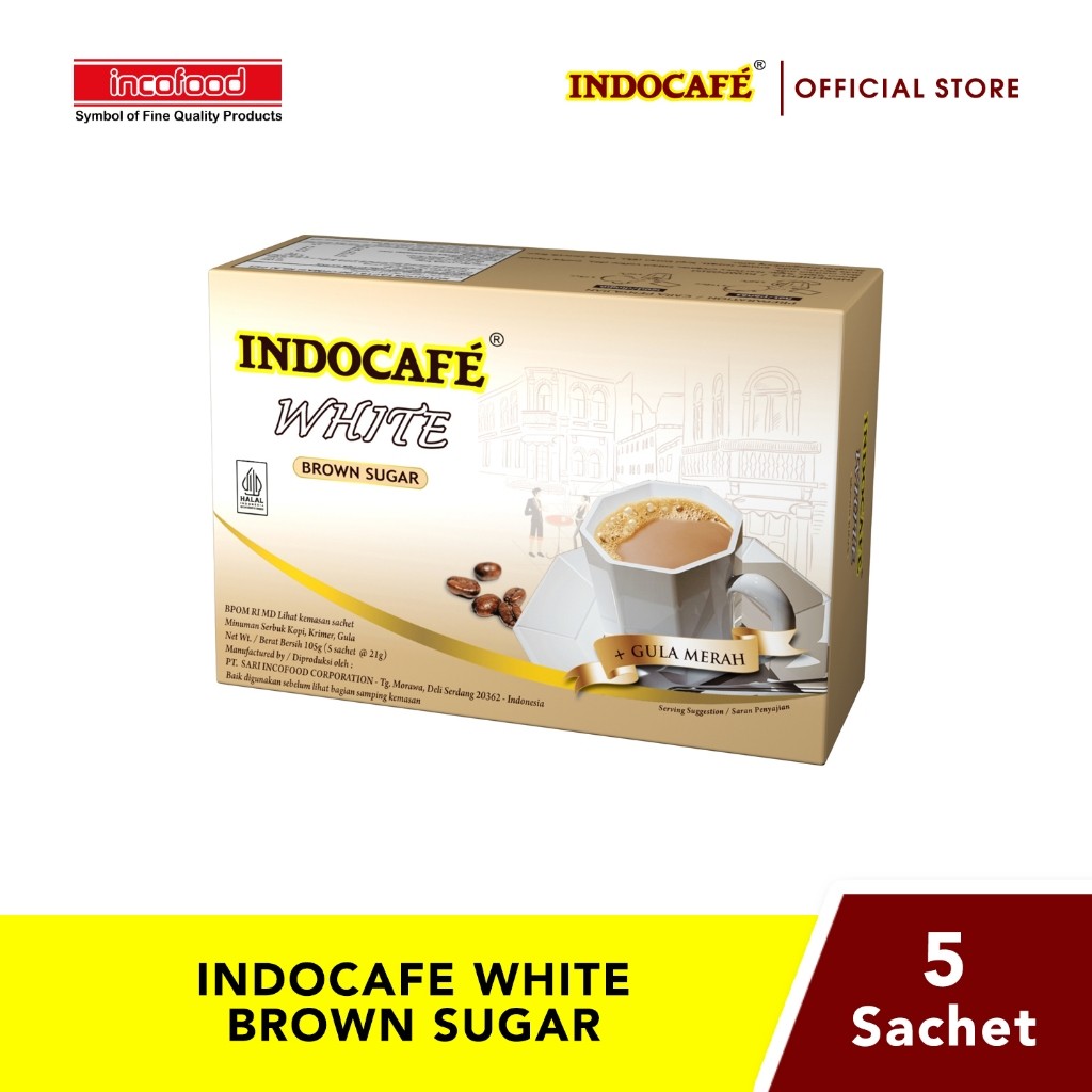 Indocafe White Brown Sugar (5 sachet)