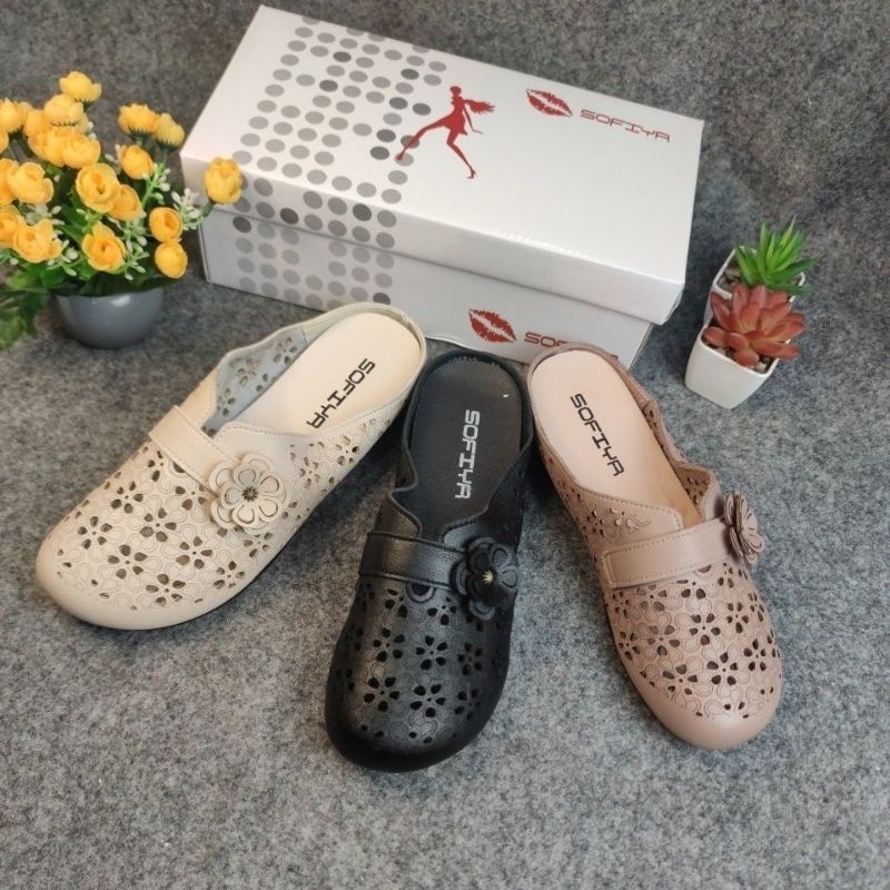 SOFIYA ORI 1952 2 SANDAL WANITA IMPORT / SANDAL FLAT / SANDAL SLOP IN/ BUSTONG